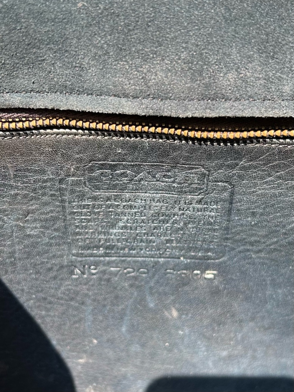 Coach Vintage Blue Classic Shoulder Bag - Picture 10 of 16
